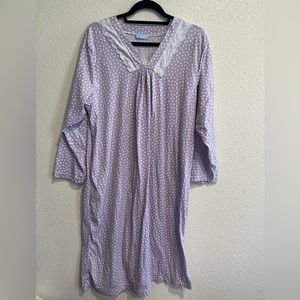 Cotton Dream Crest Long Sleeve‎ Nightgown